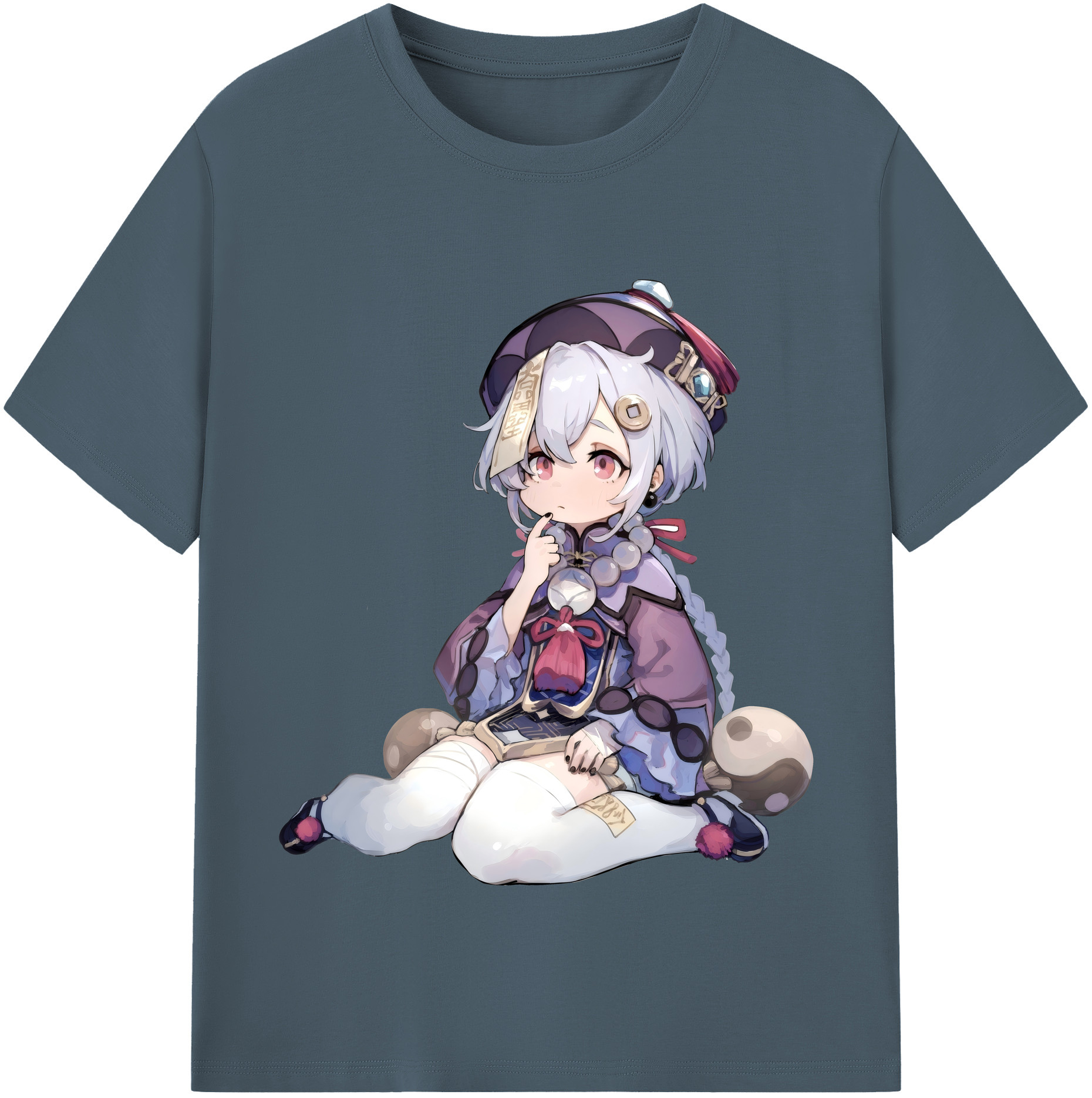 げんし神 七七 なな  genshin Nana 綿100％半袖Tシャツ（フロントプリント）